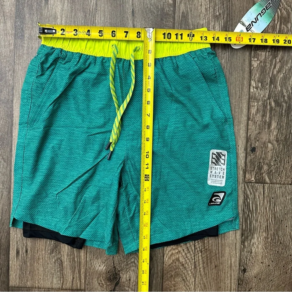 Laguna Swimtrunk Surf Shorts Lined UPF 50+ Size S Green